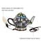 Hastings Home Hastings Home Tiffany Style Glass Teapot Lamp 958881EVB - alternate 2